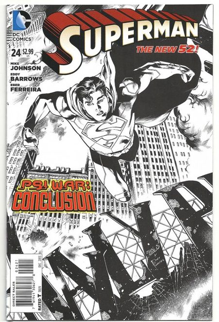 Superman Vol 3 #24 Eddy Barrows Incentive Sketch Variant 1:25 Superman Vol 3 #24 Eddy Barrows Incentive Sketch Variant 1:25