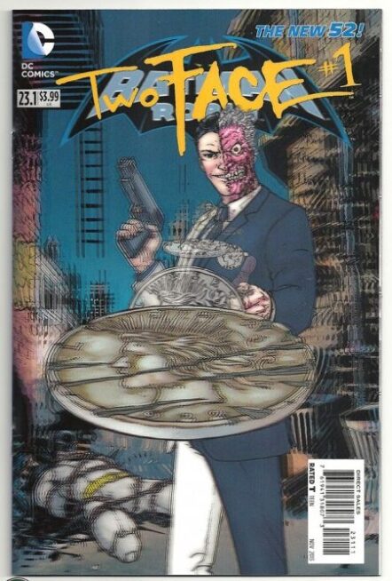 Batman and Robin Vol 2 #23.1: Two-Face Lenticular Variant