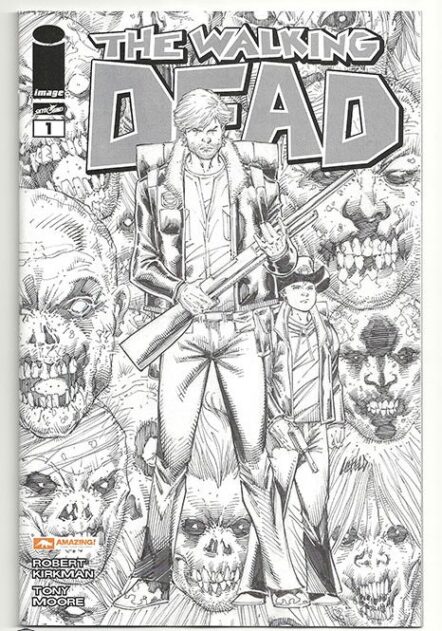 Walking Dead #1 San Diego Comic Con 2017 Previews Exclusive Calendar Edition Variant