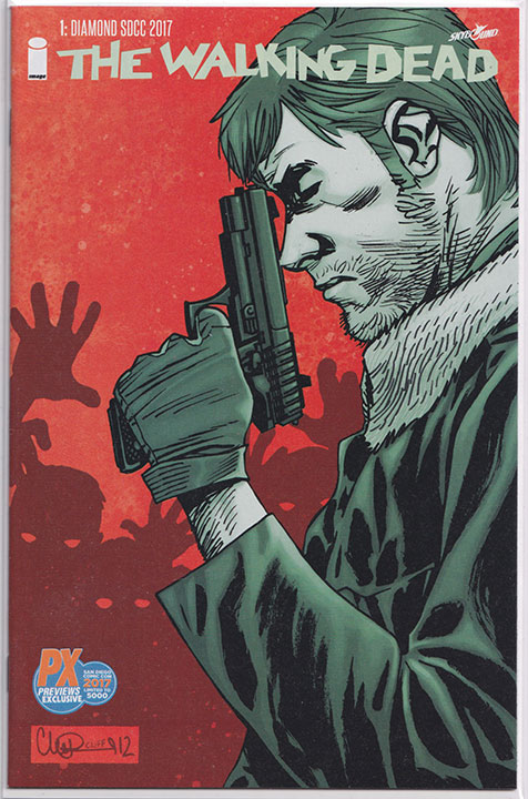Walking Dead #1 San Diego Comic Con 2017 Previews Exclusive Calendar Edition Variant Walking Dead #1 San Diego Comic Con 2017 Previews Exclusive Calendar Edition Variant