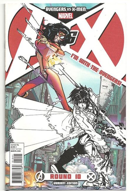Avengers vs X-Men #10 I'm With The Avengers Variant