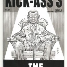 Kick-Ass 3 #2 John Romita Jr. Incentive Sketch Variant 1:25