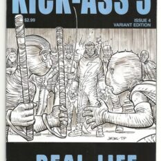 Kick-Ass 3 #4 John Romita Jr. Incentive Sketch Variant 1:25