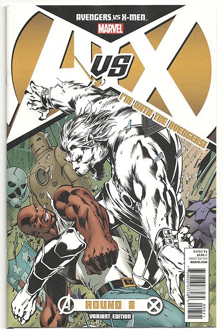Avengers vs X-Men #8 I'm With The Avengers Variant Avengers vs X-Men #8 I'm With The Avengers Variant