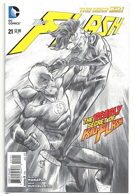 Flash Vol 4 #21 Francis Manapul Incentive Sketch Variant 1:25 Flash Vol 4 #21 Francis Manapul Incentive Sketch Variant 1:25