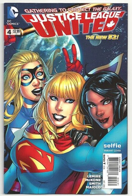 Justice League United #4 DC Universe Selfie Variant