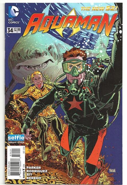 Aquaman Vol 5 #34 DC Universe Selfie Variant