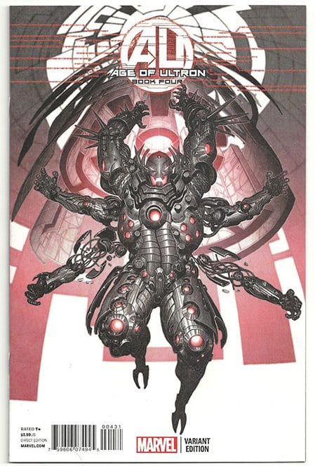 Age of Ultron #4 Rock-He Kim Ultron Incentive Variant 1:25 Age of Ultron #4 Rock-He Kim Ultron Incentive Variant 1:25