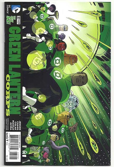Green Lantern Corps Vol 3 #37 Darwyn Cooke Variant Green Lantern Corps Vol 3 #37 Darwyn Cooke Variant