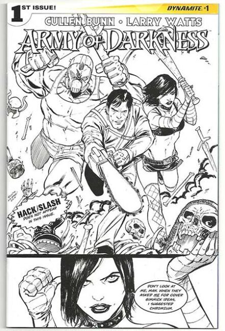 Army Of Darkness #1 Tim Seeley Sketch Variant