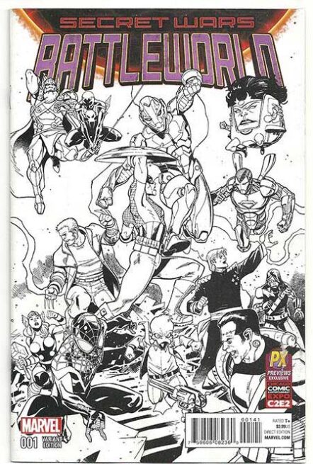 Secret Wars: Battleworld #1 Action Figure Variant