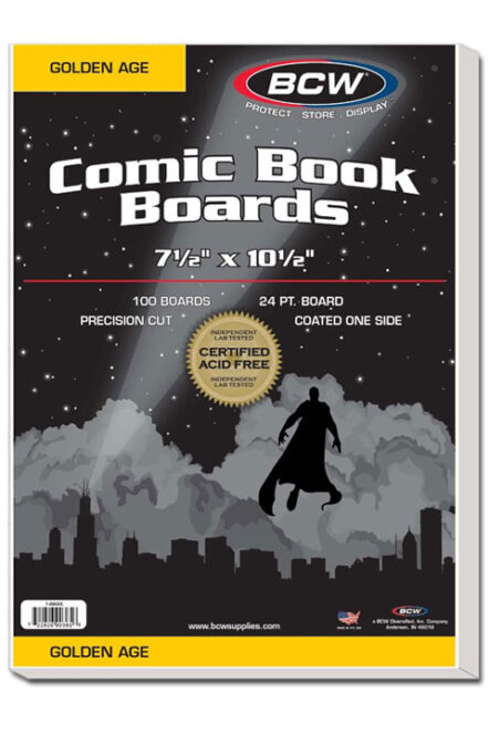 BCW Golden Comic Boards