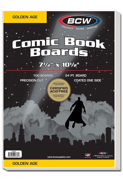 BCW Golden Comic Boards BCW Golden Comic Boards