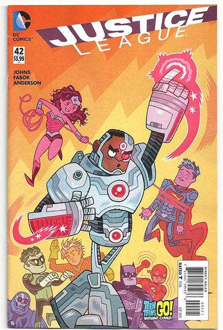 Justice League Vol 2 #42 Teen Titans Go! Variant Justice League Vol 2 #42 Teen Titans Go! Variant
