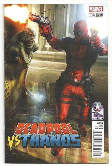 Deadpool vs Thanos #2 Retailer Summit 2015 Variant Deadpool vs Thanos #2 Retailer Summit 2015 Variant