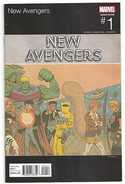 New Avengers Vol 4 #1 Hip Hop Variant New Avengers Vol 4 #1 Hip Hop Variant