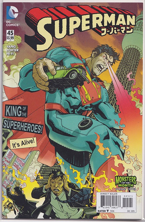 Superman Vol 3 #45 Monsters Of The Month Variant Superman Vol 3 #45 Monsters Of The Month Variant