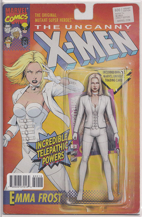 Uncanny X-Men Vol 1 #600 Emma Frost Action Figure Variant Uncanny X-Men Vol 1 #600 Emma Frost Action Figure Variant