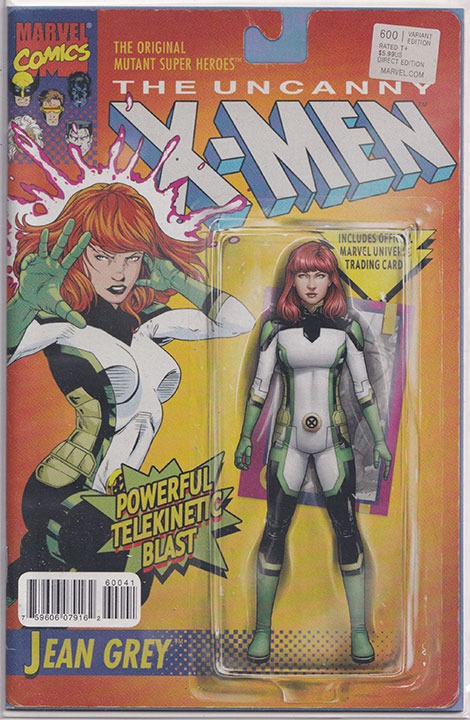 Uncanny X-Men Vol 1 #600 Jean Grey Action Figure Variant Uncanny X-Men Vol 1 #600 Jean Grey Action Figure Variant