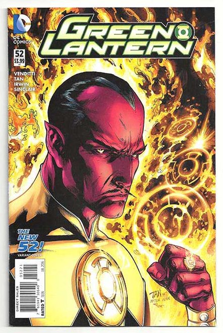Green Lantern Vol 5 #52 New 52 Homage Variant Green Lantern Vol 5 #52 New 52 Homage Variant