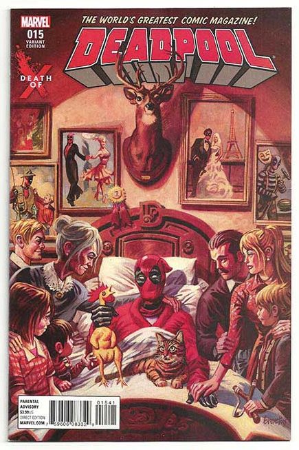 Deadpool Vol 5 #15 Death Of X Variant Deadpool Vol 5 #15 Death Of X Variant