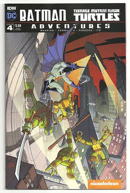 Batman / Teenage Mutant Ninja Turtles Adventures #4 Subscription Variant Batman / Teenage Mutant Ninja Turtles Adventures #4 Subscription Variant