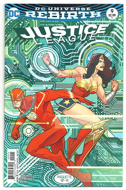 Justice League Vol 3 #9 Yanick Paquette Variant Justice League Vol 3 #9 Yanick Paquette Variant