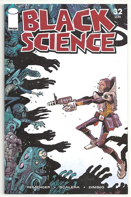 Black Science #32 Walking Dead Tribute Sketch Variant Black Science #32 Walking Dead Tribute Sketch Variant