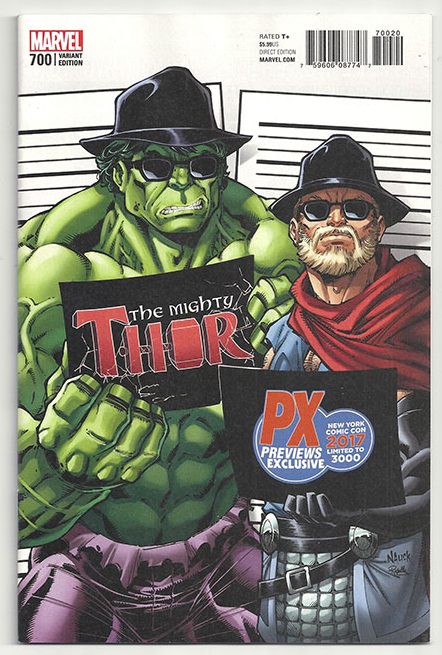 Mighty Thor Vol 1 #700 New York Comic Con 2017 Exclusive Variant Mighty Thor Vol 1 #700 New York Comic Con 2017 Exclusive Variant