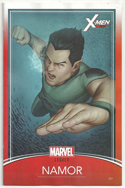 X-Men: Red Vol 1 #1 John Tyler Christopher Trading Card Variant X-Men: Red Vol 1 #1 John Tyler Christopher Trading Card Variant