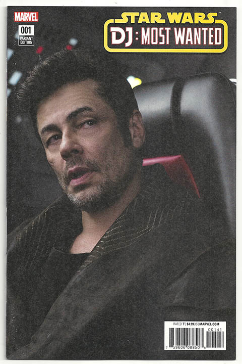 Star Wars: The Last Jedi - DJ - Most Wanted #1 Movie Photo Variant Star Wars: The Last Jedi - DJ - Most Wanted #1 Movie Photo Variant