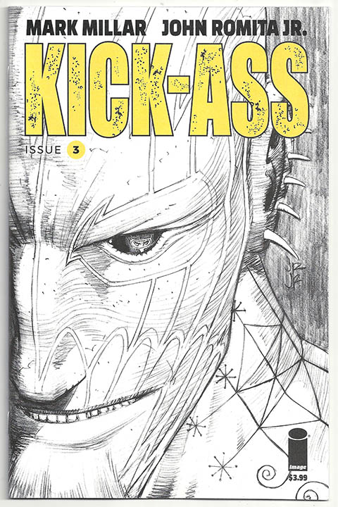 Kick-Ass Vol 4 #3 Sketch Variant Kick-Ass Vol 4 #3 Sketch Variant