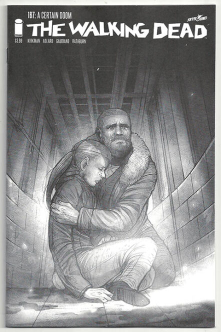 Walking Dead #167 15th Anniversary Sana Takeda Black & White Variant