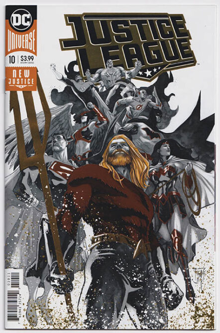 Justice League Vol 4 #10 Enhanced Foil Cover