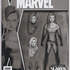 Uncanny X-Men Vol 5 #1 Action Figure Black and White Incentive Variant (1 Per Store)
