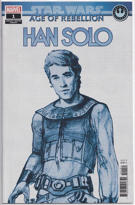 Star Wars: Age Of Rebellion - Han Solo #1 Concept Design Variant Star Wars: Age Of Rebellion - Han Solo #1 Concept Design Variant