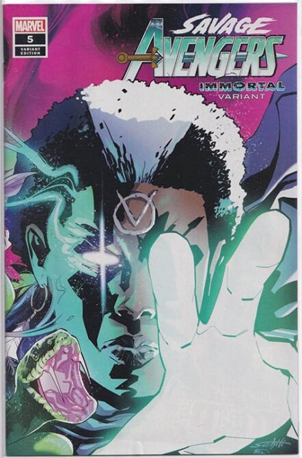 Savage Avengers Vol 1 #4 Valerio Schiti Immortal Wraparound Variant