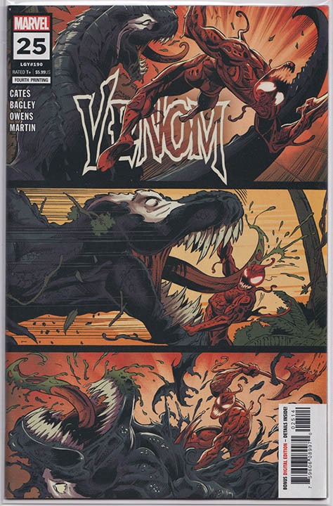 Venom Vol 4 #25 4th Print Venom Vol 4 #25 4th Print