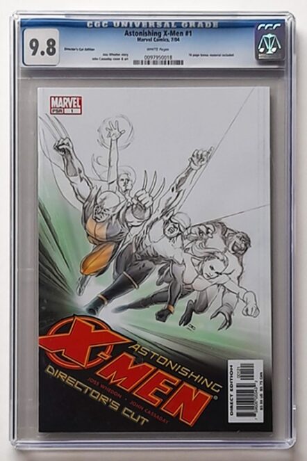 Astonishing X-Men Vol 3 #1 Director's Cut CGC 9.8 NM/M
