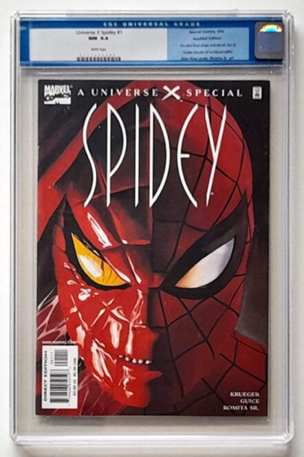 Universe X: Spidey #1 Recalled Slander Variant CGC 9.4 NM