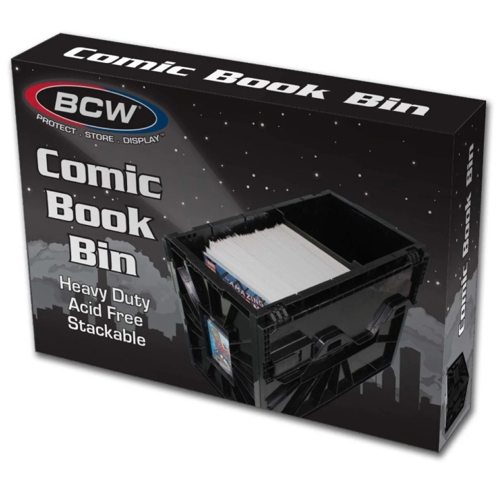 BCW Short Comic Book Bin - Black BCW Short Comic Book Bin - Black