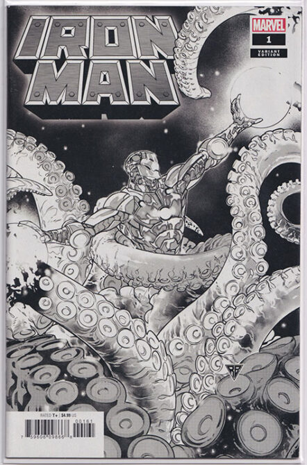 Iron Man Vol 6 #1 RB Silva Party Sketch Variant (1 Per Store)