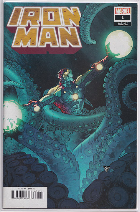 Iron Man Vol 6 #1 RB Silva Party Sketch Variant (1 Per Store) Iron Man Vol 6 #1 RB Silva Party Sketch Variant (1 Per Store)