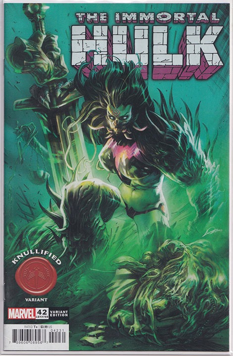 Immortal Hulk #42 Alexander Lozano Knullified Variant Immortal Hulk #42 Alexander Lozano Knullified Variant