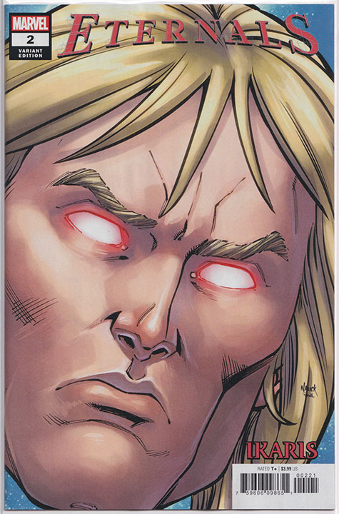 Eternals Vol 5 #2 Todd Nauck Headshot Variant Eternals Vol 5 #2 Todd Nauck Headshot Variant