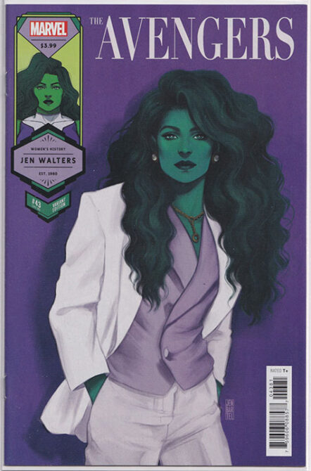 Avengers Vol 8 #43 Jen Bartel She-Hulk Womens History Month Variant