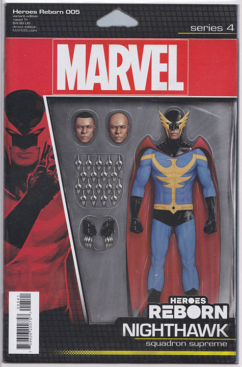 Heroes Reborn Vol 2 #5 John Tyler Christopher Action Figure Variant Heroes Reborn Vol 2 #5 John Tyler Christopher Action Figure Variant