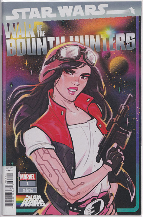 Star Wars: War Of The Bounty Hunters #1 Babs Tarr Pride Variant Star Wars: War Of The Bounty Hunters #1 Babs Tarr Pride Variant