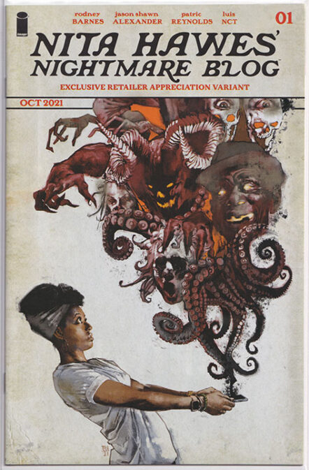 Nita Hawes Nightmare Blog #1 Jason Shawn Alexander Thank You Variant (1 Per Store)