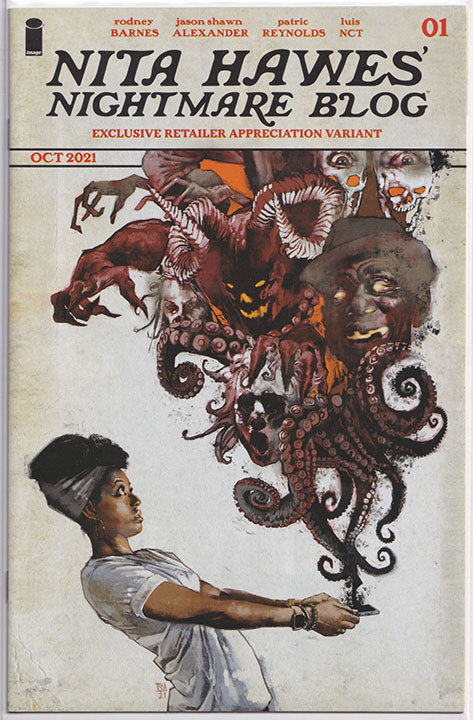 Nita Hawes Nightmare Blog #1 Jason Shawn Alexander Thank You Variant (1 Per Store) Nita Hawes Nightmare Blog #1 Jason Shawn Alexander Thank You Variant (1 Per Store)